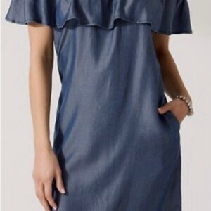 Tommy Bahama Chambray Off-Shoulder Dress/Swim Cover-up